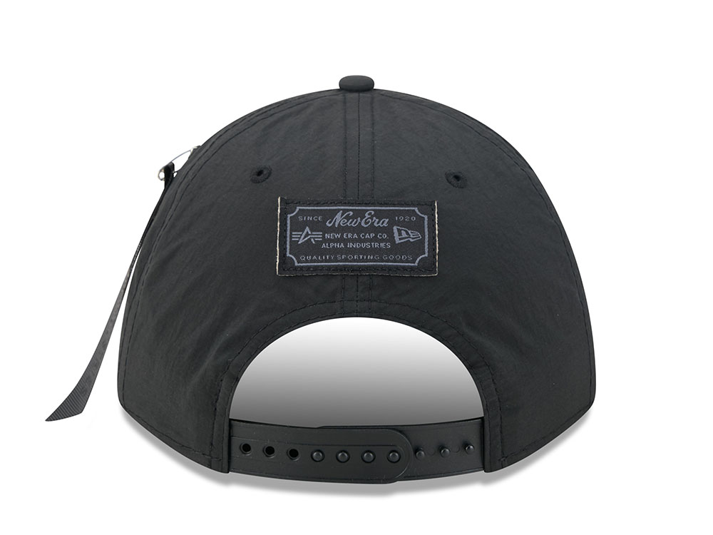 New Era Alpha Industries Los Angeles Dodgers Black Prime Edition 9Forty M Crown A Frame Snapback Casquette