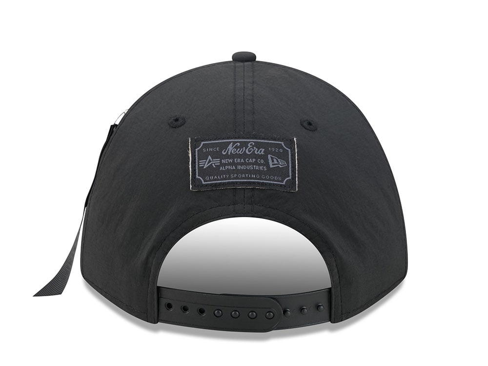 New Era Alpha Industries Chicago White Sox Black Prime Edition 9Forty M Crown A Frame Snapback Casquette
