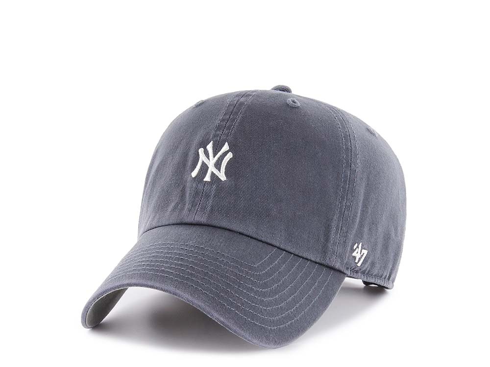 47Brand New York Yankees Vintage Navy Base Runner Clean up Strapback Casquette