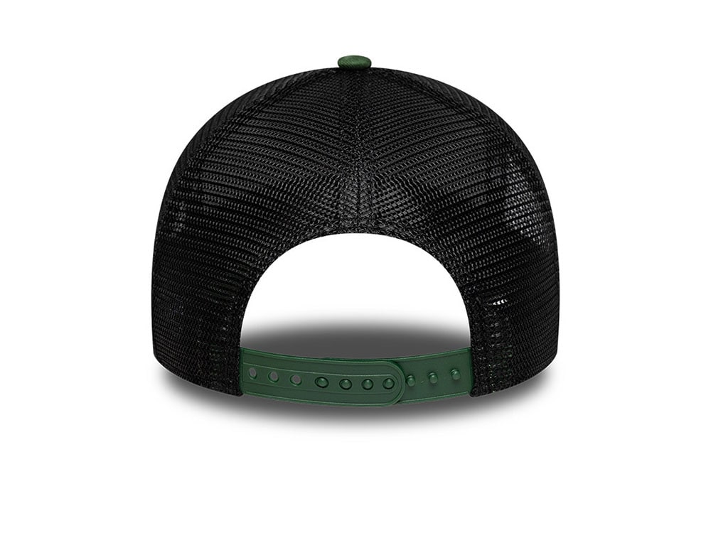 New Era Barcelona Fc Seasonal Dark Green Prime Edition 9Forty A Frame Trucker Snapback Casquette