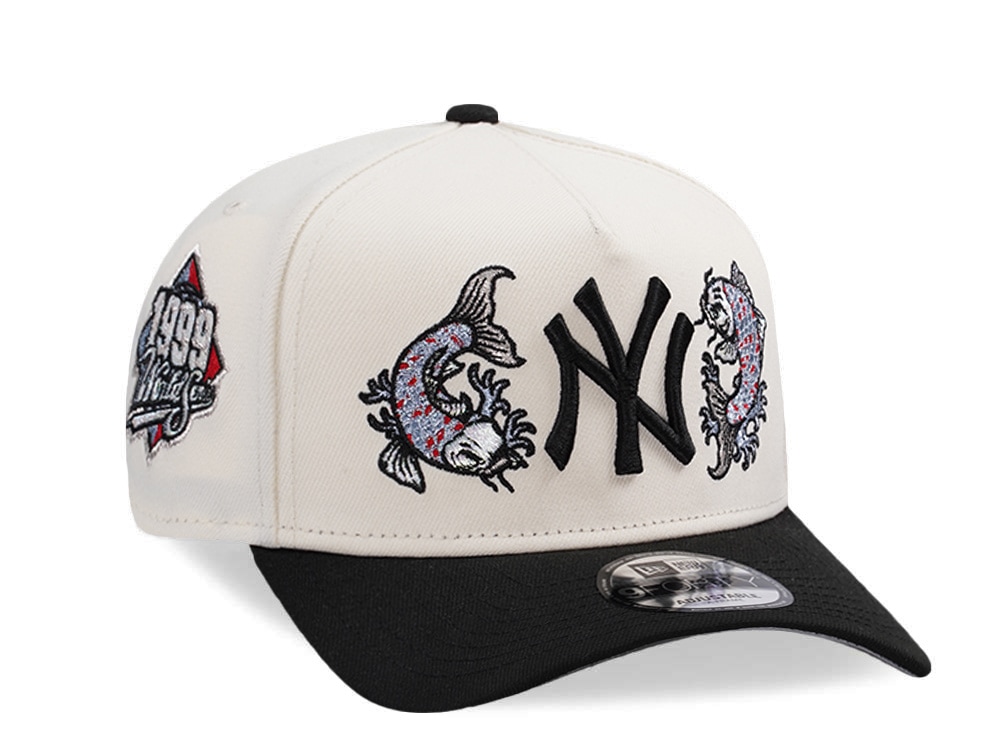 New Era New York Yankees World Series 1999 Chrome Two Tone Edition 9Forty A Frame Snapback Casquette