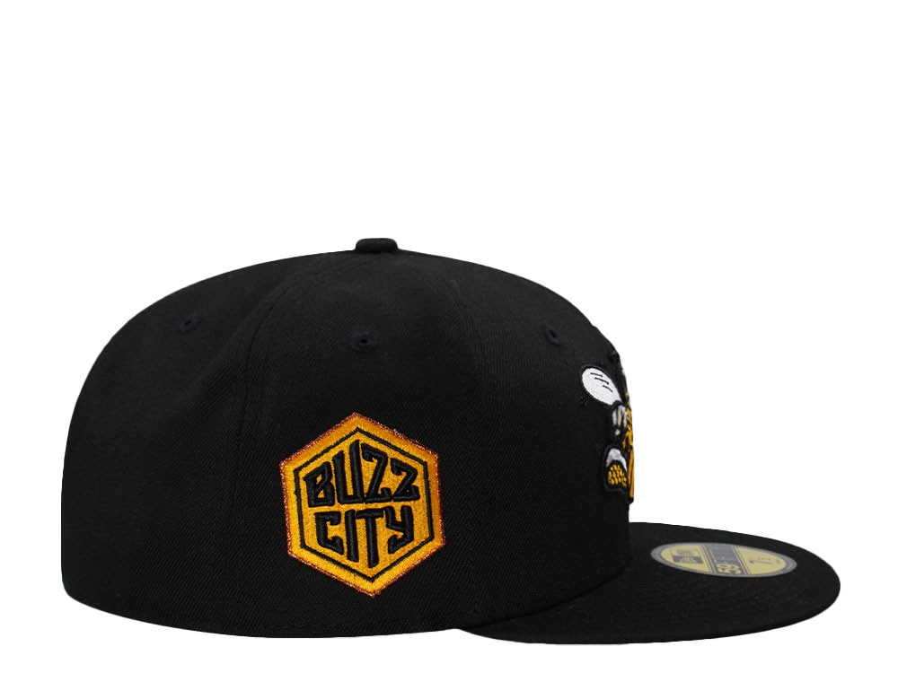 New Era Charlotte Hornets Buzz City Black Prime Edition 59Fifty Fitted Casquette