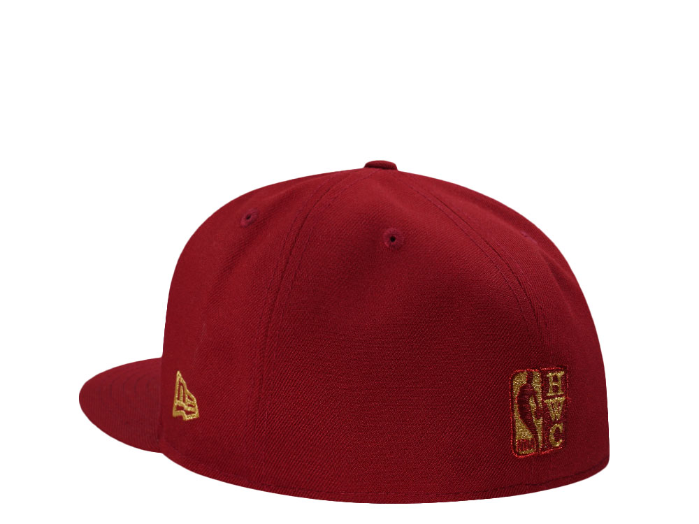 New Era Detroit Pistons Eastern Conference Red Prime Edition 59Fifty Fitted Casquette