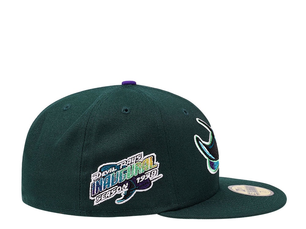 New Era Tampa Bay Rays Inaugural Season 1998 Dark Green Edition 59Fifty Fitted Casquette