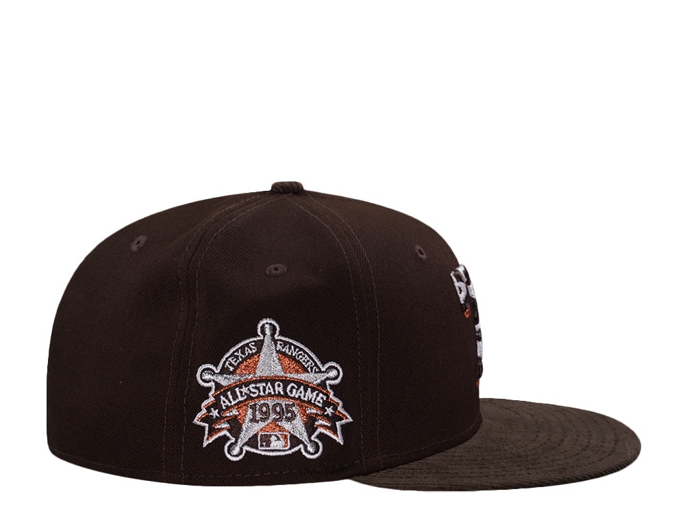 New Era Texas Rangers All Star Game 1995 Cow Cord Two Tone Edition 59Fifty Fitted Casquette