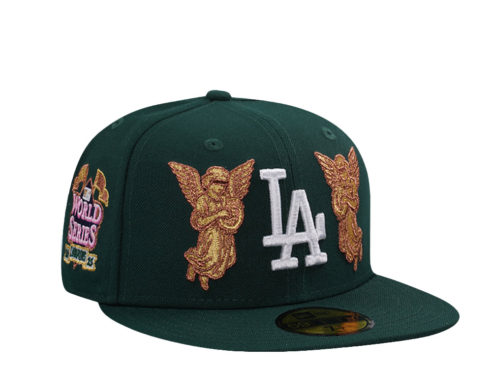 New Era Los Angeles Dodgers World Series 2025 Dark Green Prime Edition 59Fifty Fitted Casquette
