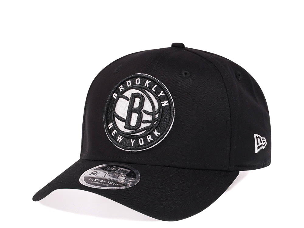 New Era Brooklyn Nets Black 9Fifty Stretch Snapback Casquette