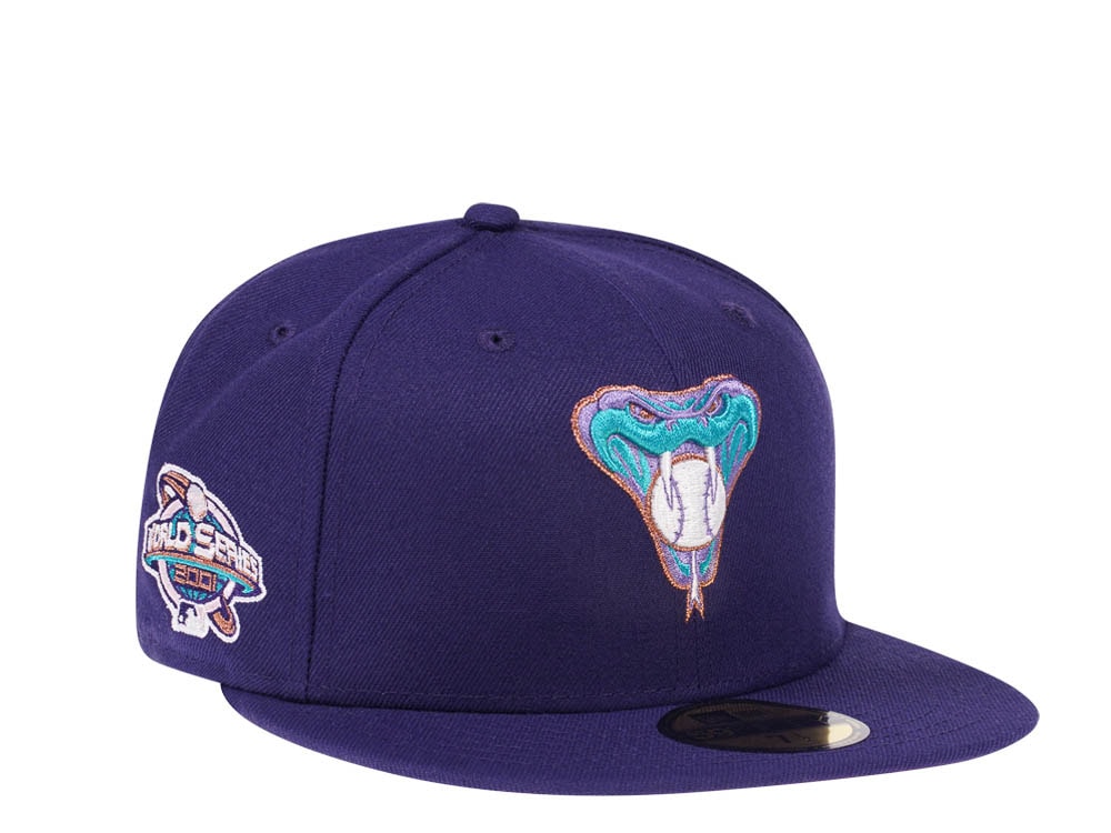 New Era Arizona Diamondbacks World Series 2001 Purple Pink Edition 59Fifty Fitted Casquette