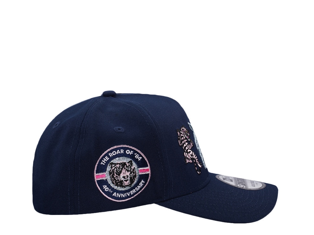 New Era Detroit Tigers 40th Anniversary Ocean Blue Prime Edition 9Forty A Frame Snapback Casquette