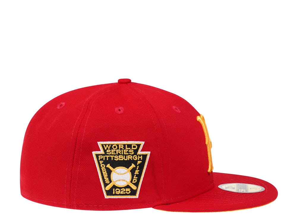New Era Pittsburgh Pirates World Series 1925 Red and Yellow Edition 59Fifty Fitted Casquette
