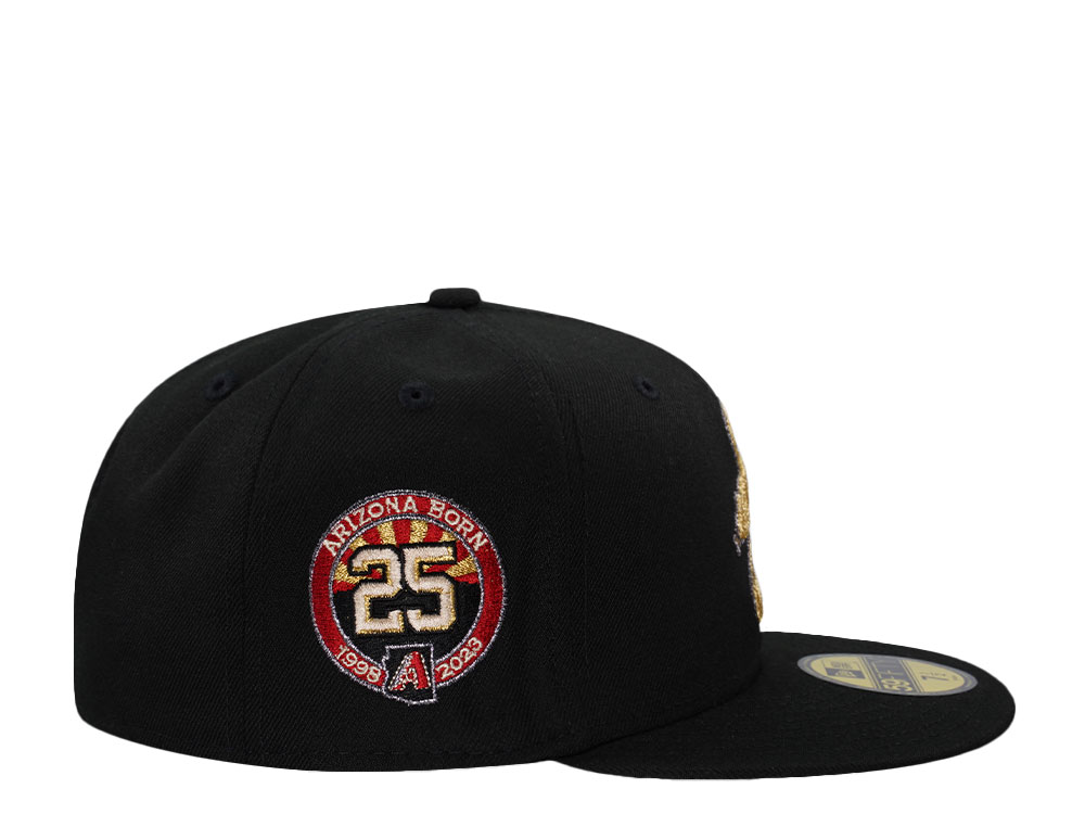 New Era Arizona Diamondbacks 25th Anniversary Serpientes Black Prime Edition 59Fifty Fitted Casquette