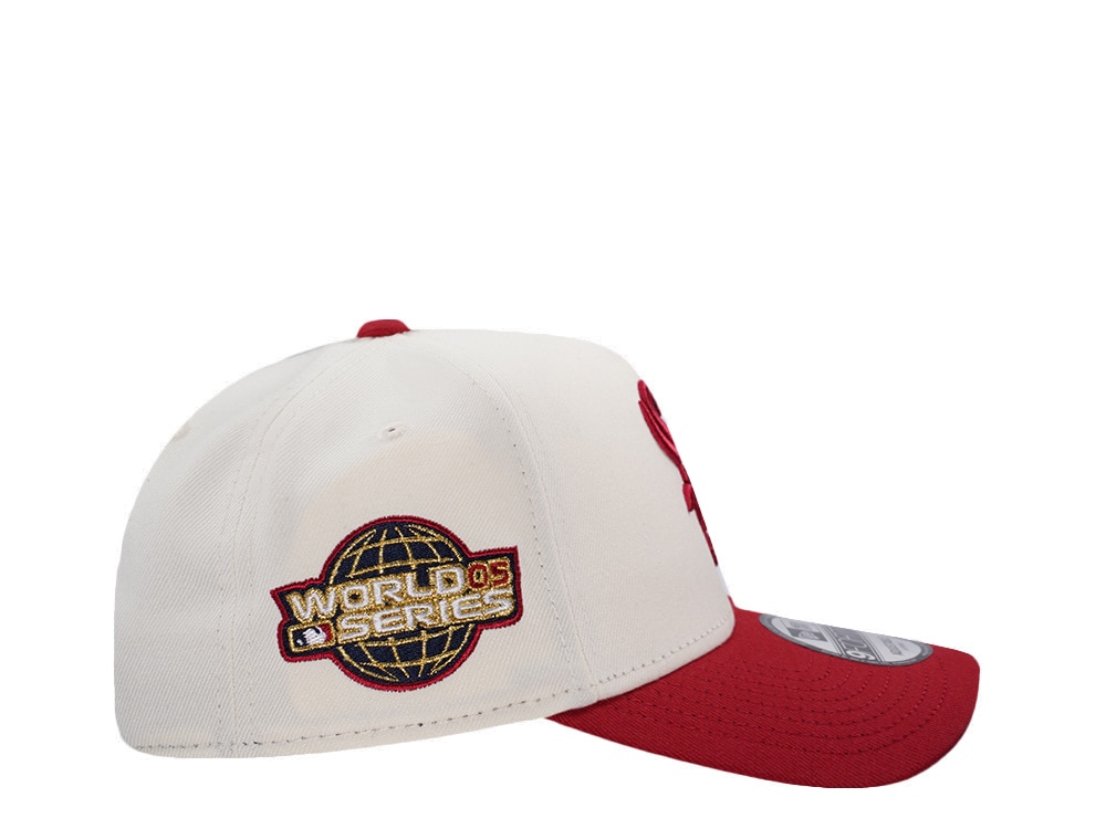 New Era Chicago White Sox World Series 2005 Chrome Two Tone Edition 9Forty A Frame Snapback Casquette