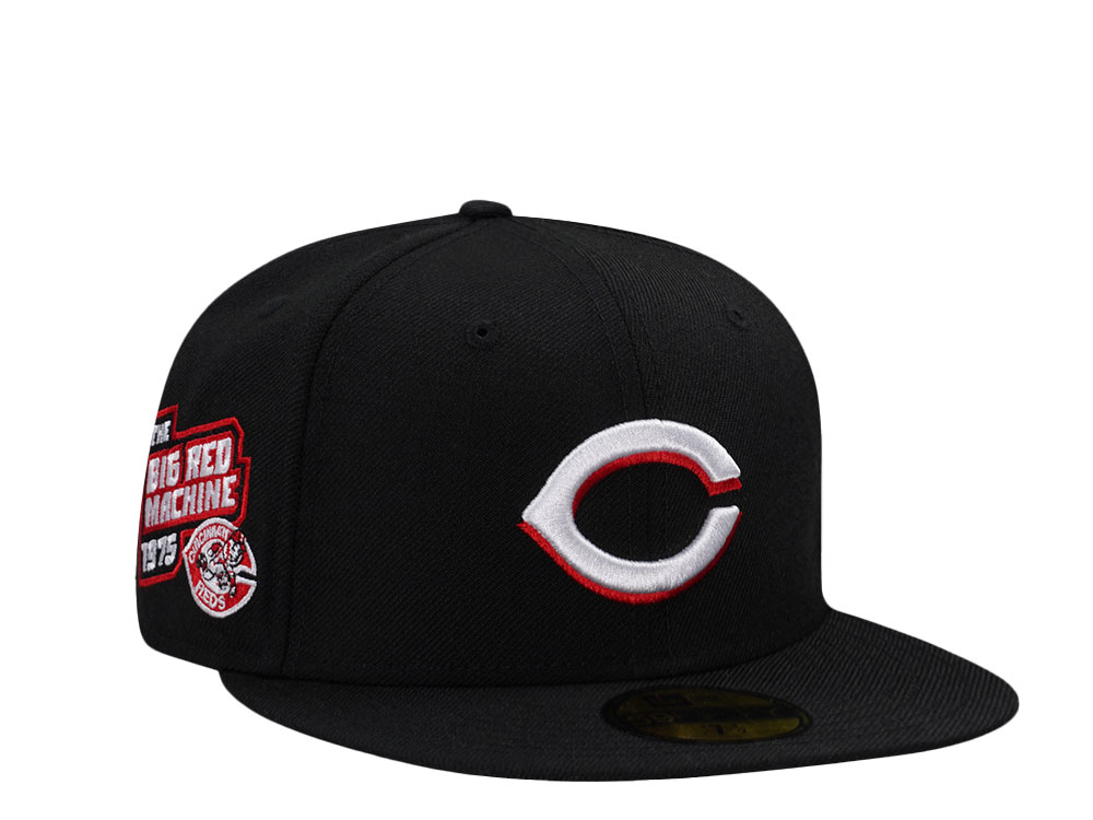 New Era Cincinnati Reds Big Red Machine 1975 Black Wool Edition 59Fifty Fitted Casquette