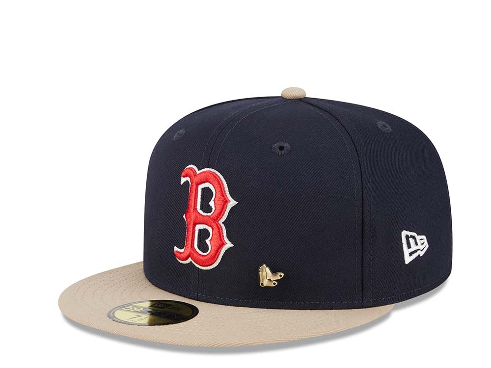 New Era Boston Red Sox World Series Champions 2004 Varsity Pin Two Tone Edition 59Fifty Fitted Casquette