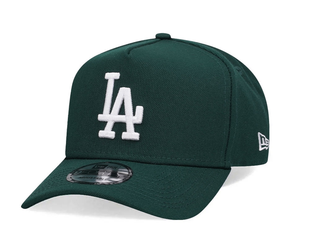 New Era Los Angeles Dodgers Green Edition 9Forty A Frame Snapback Casquette