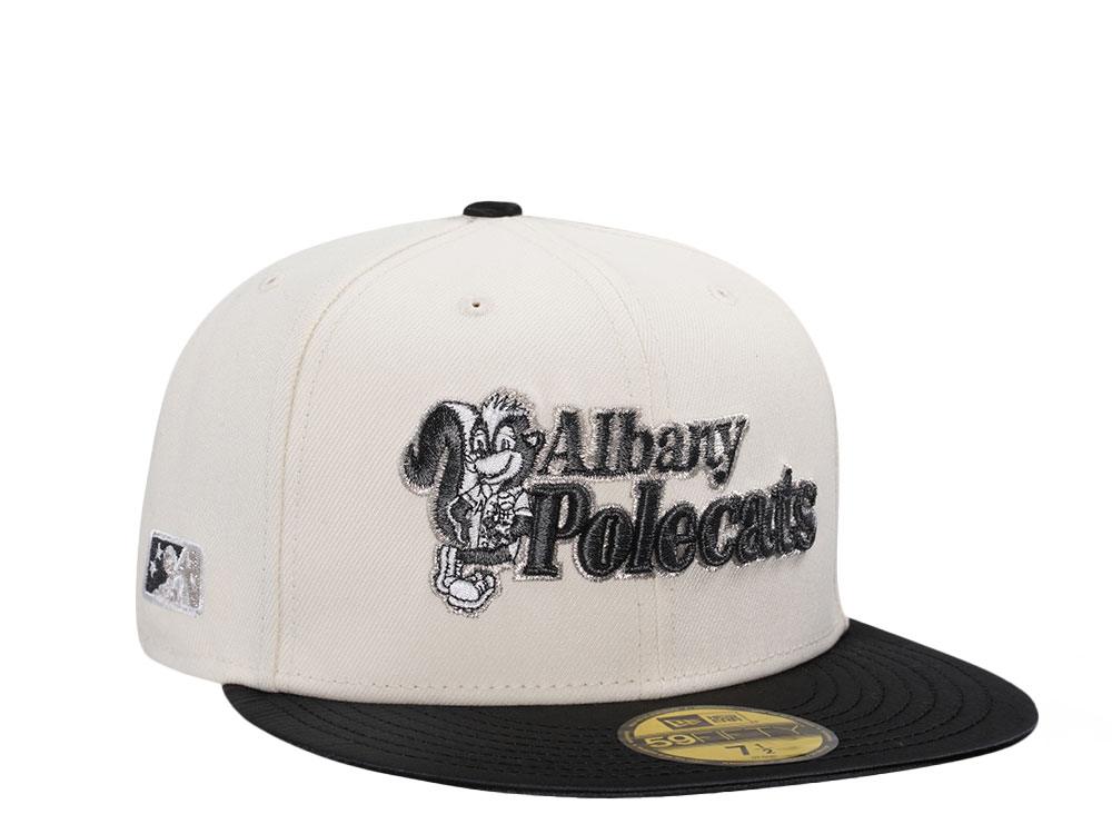 New Era Albany Polecats MILB Satin Brim Chrome Edition 59Fifty Fitted Casquette