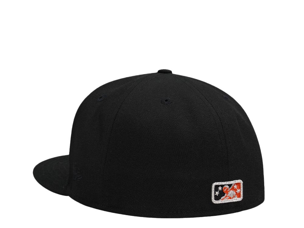 New Era San Jose Giants 25th Anniversary Black Silver Prime Edition 59Fifty Fitted Casquette