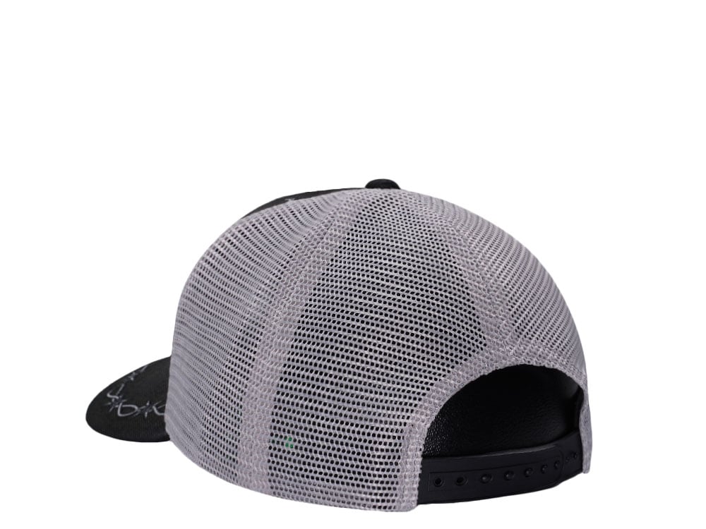 John Deere Oilskin Barbed Wire Black Trucker Snapback Casquette