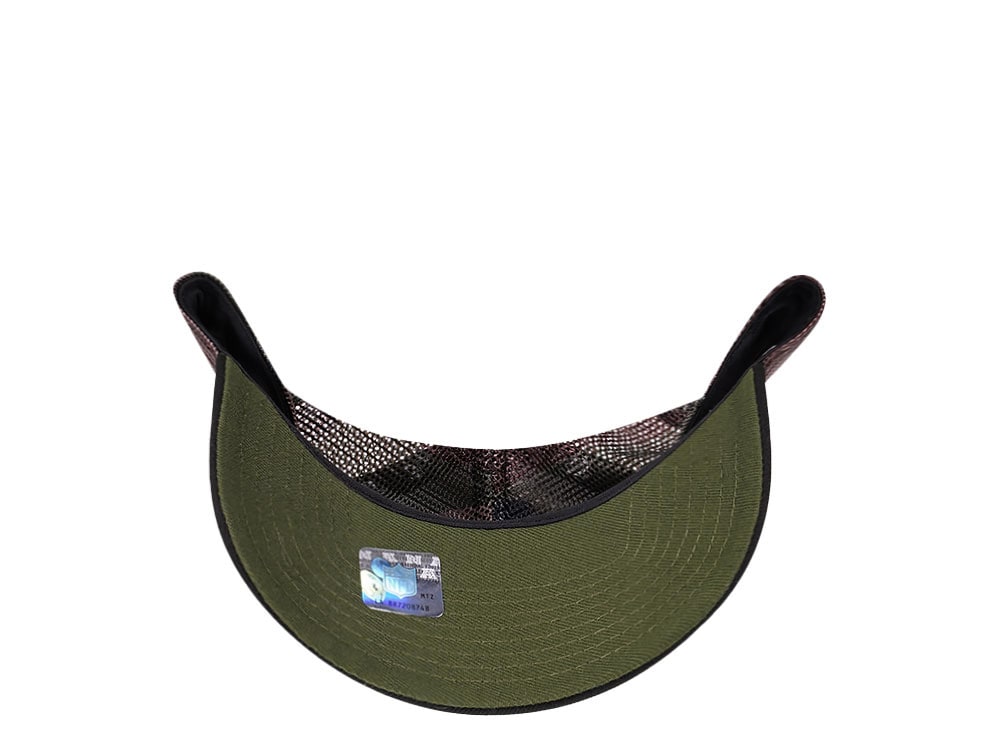 New Era Carolina Panthers Camo 9Forty A Frame Trucker Snapback Casquette