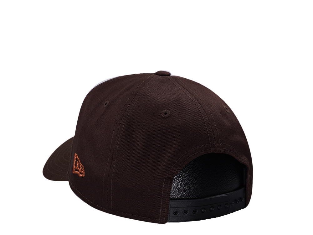 New Era Texas Rangers 40th Anniversary Burnt Wood Prime Edition 9Forty A Frame Snapback Casquette