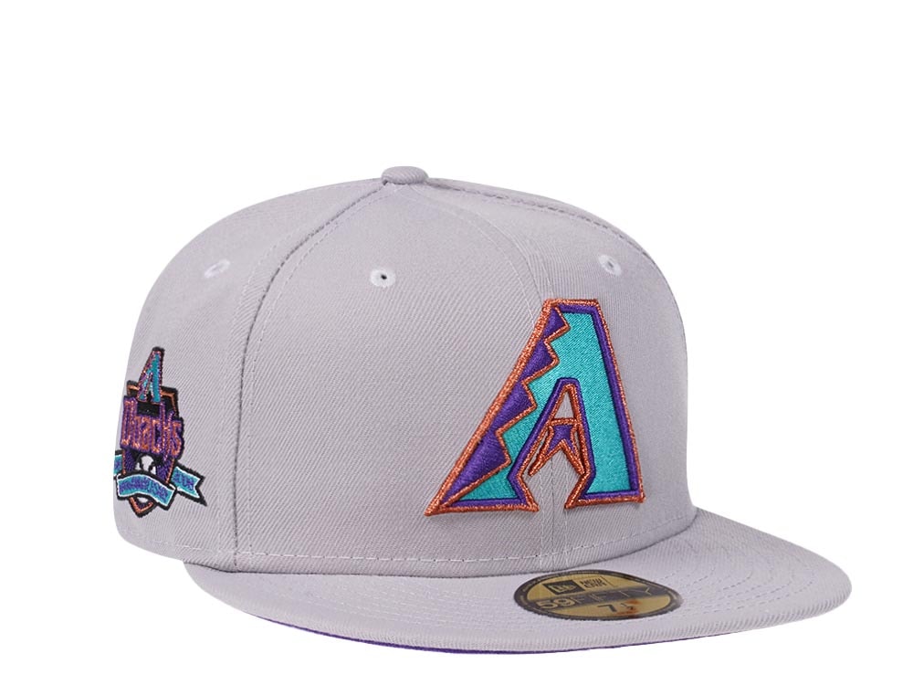 New Era Arizona Diamondbacks 10th Anniversary Fresh Gray  Edition 59Fifty Fitted Casquette