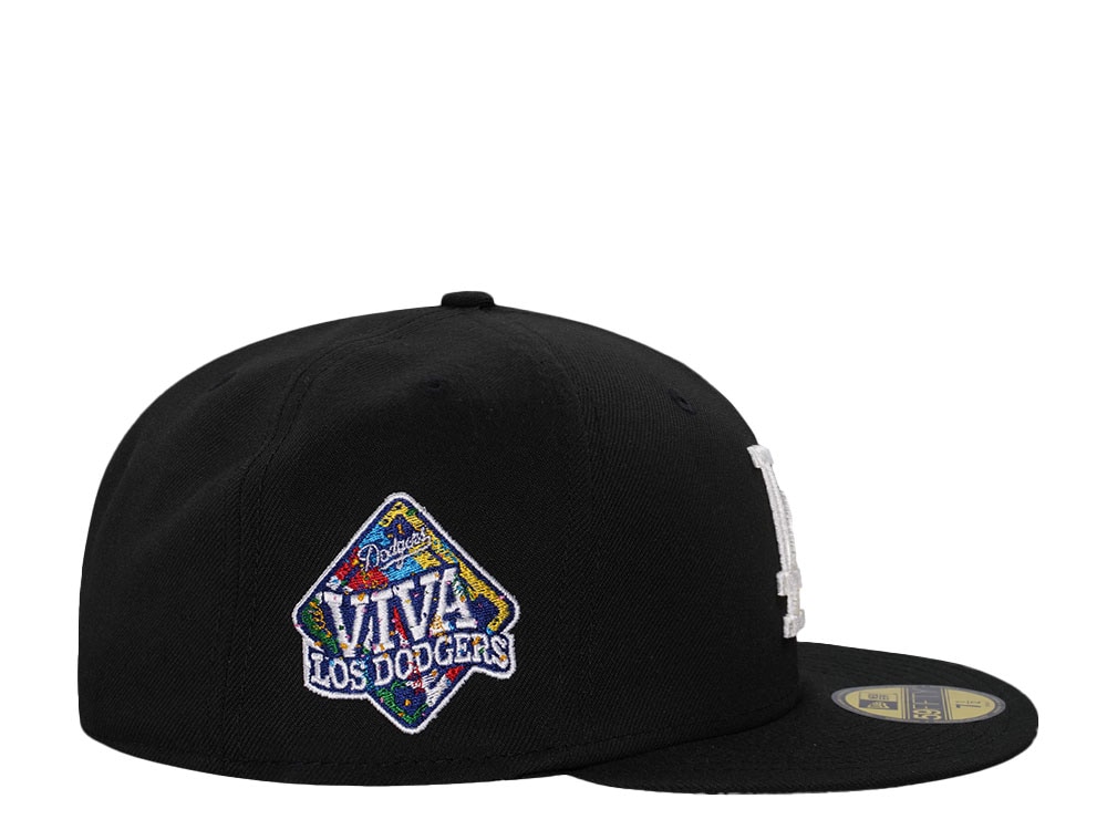 New Era Los Angeles Dodgers Viva LA Black Throwback Edition 59Fifty Fitted Casquette