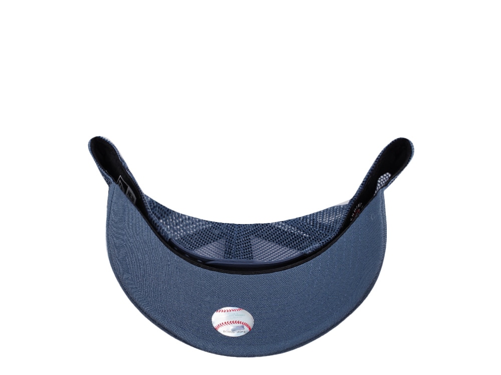 New Era New York Yankees Indigo White Two Tone Edition 9Forty A Frame Trucker Snapback Casquette