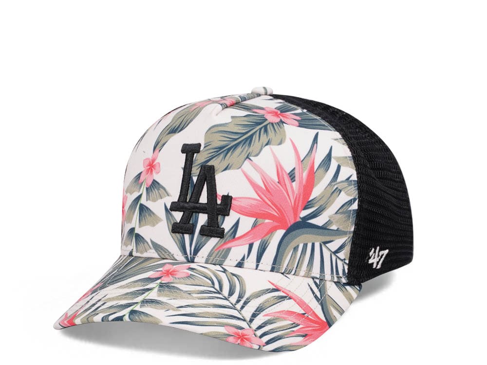 47Brand Los Angeles Dodgers Coastal Floral Mesh MVP Trucker Snapback Casquette