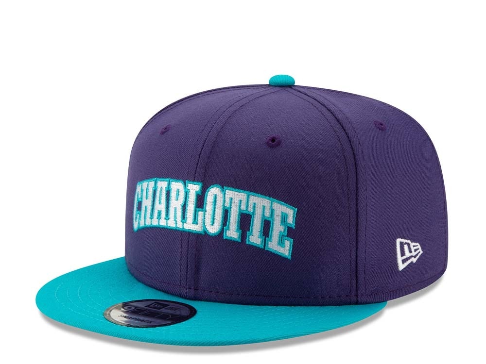 New Era Charlotte Hornets Script Hardwood Classic 9Fifty Snapback Casquette
