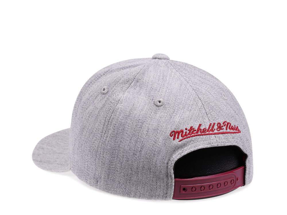 Mitchell & Ness Miami Heat Heather Red Line Flex Snapback Casquette
