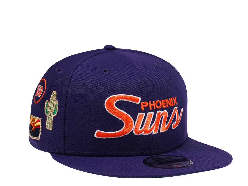 New Era Phoenix Suns Throwback Icons Edition 9Fifty Snapback Casquette
