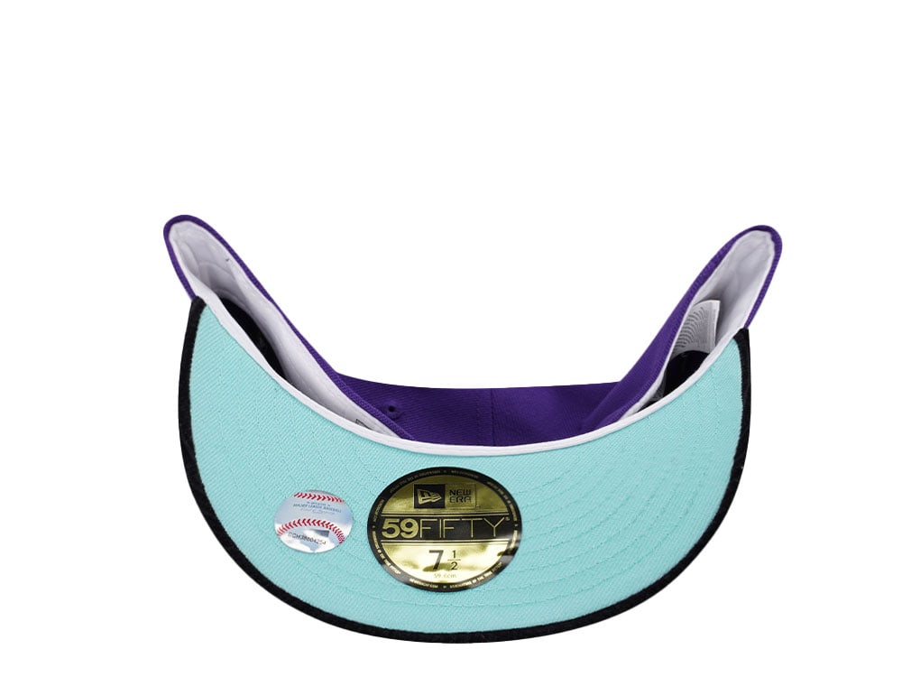 New Era Arizona Diamondbacks 20th Anniversary Cord Visor Edition Purple 59Fifty Fitted Casquette