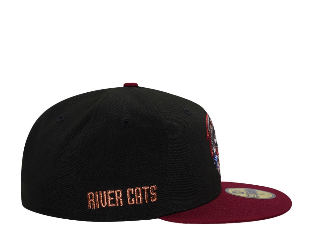 New Era Sacramento Rivercats Metallic Edition Black 59Fifty Fitted Casquette