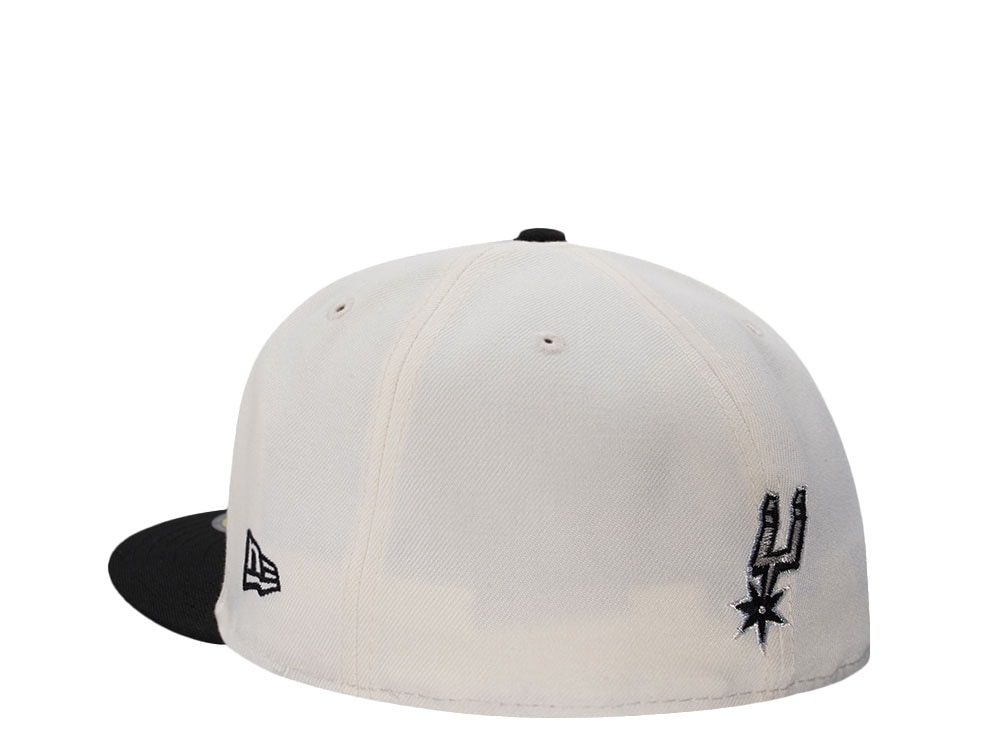 New Era San Antonio Spurs All Star Game 1980 Chrome Two Tone Edition 59Fifty Fitted Casquette
