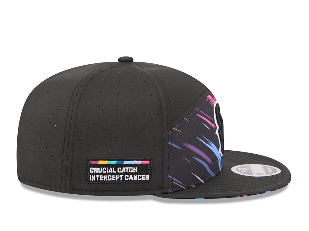 New Era Houston Texans Crucial Catch 2026 Black Edition 9Fifty Split Panel Snapback Casquette