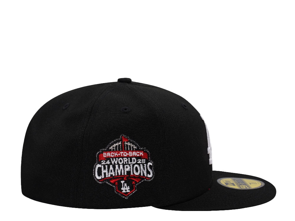 New Era Los Angeles Dodgers World Series Champions 2025 Black Prime Edition 59Fifty Fitted Casquette