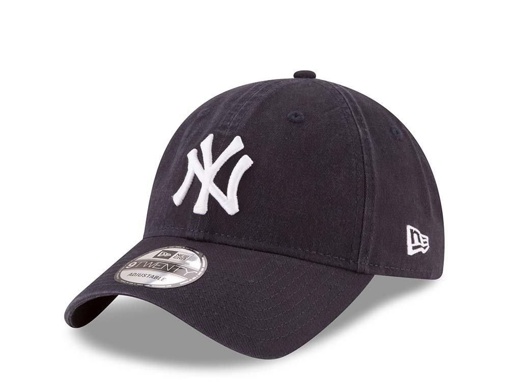 New Era New York Yankees Navy Core Classic 9Twenty Strapback Casquette