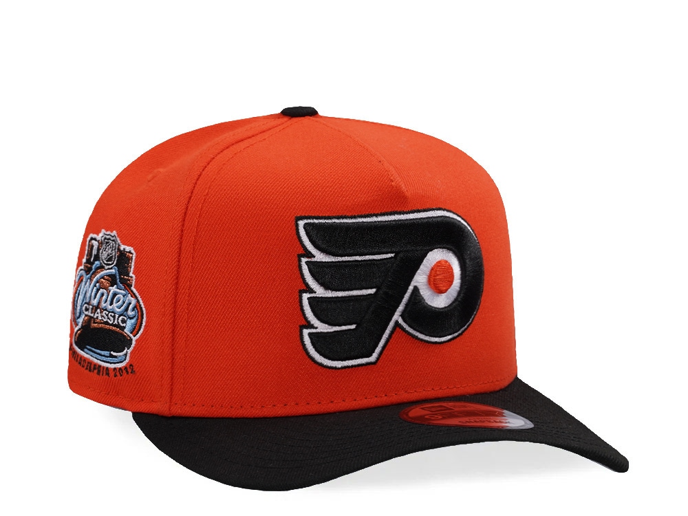 New Era Philadelphia Flyers Winter Classic 2015 Orange Two Tone Edition 9Fifty A Frame Snapback Casquette
