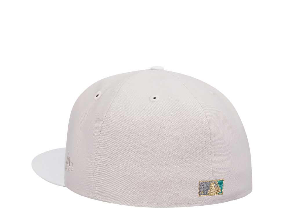 New Era Washington Nationals World Series 2019 Champions Stone White Two Tone Edition 59Fifty Fitted Casquette