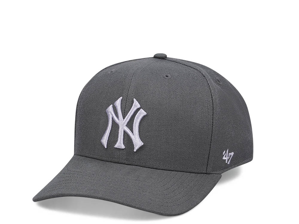 47Brand New York Yankees Charcoal Cold Zone MVP DP Snapback Casquette