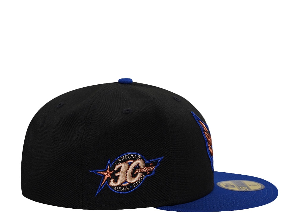 New Era Washington Capitals 30th Anniversary Black Two Tone Edition 59Fifty Fitted Casquette