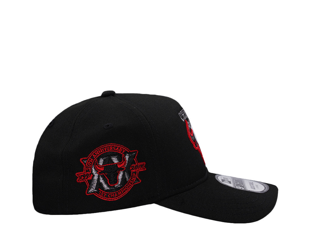 New Era Chicago Bulls 20th Anniversary Black Prime Edition 9Forty A Frame Snapback Casquette