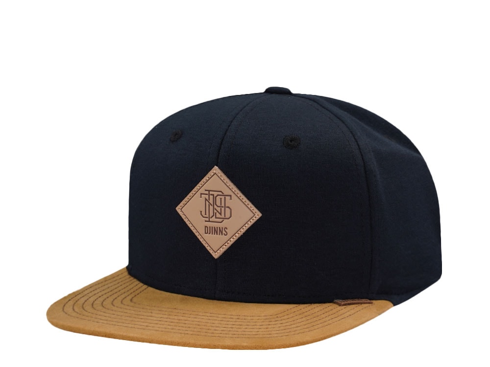 Djinns Jersey Patch Black 6 Panel Snapback Casquette