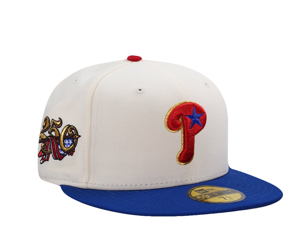 New Era Philadelphia Phillies 250th Anniversary Chrome Two Tone Edition 59Fifty Fitted Casquette