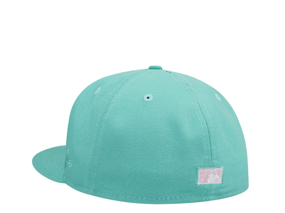 New Era Milwaukee Brewers All Star Game 2002 Teal Pink Edition 59Fifty Fitted Casquette