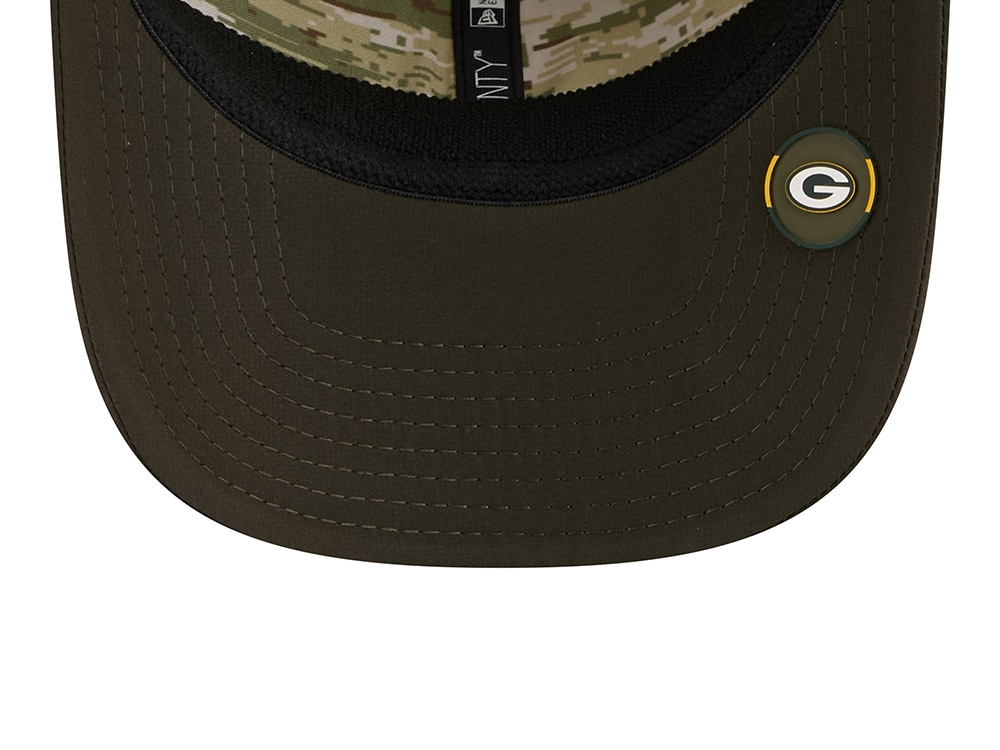 New Era Green Bay Packers Salute To Service 2025 9Seventy Snapback Casquette