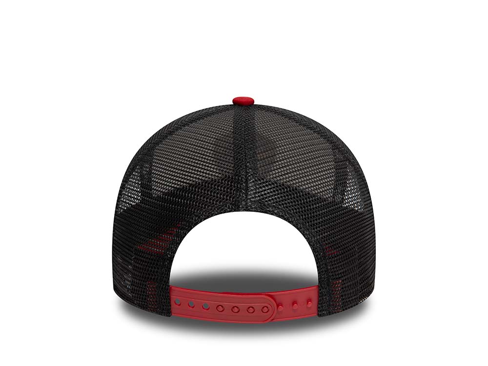New Era AS Roma White Red A Frame Trucker Snapback Casquette