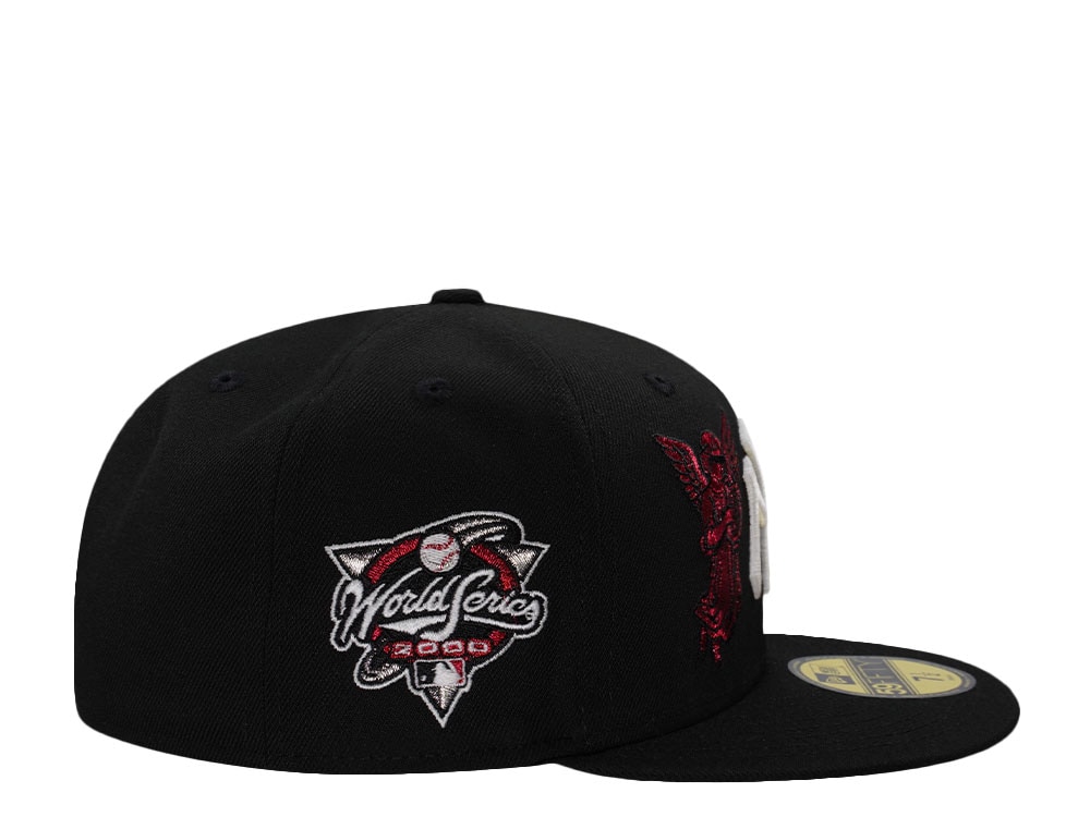 New Era New York Yankees World Series 2000 Angel Black Prime Edition 59Fifty Fitted Casquette