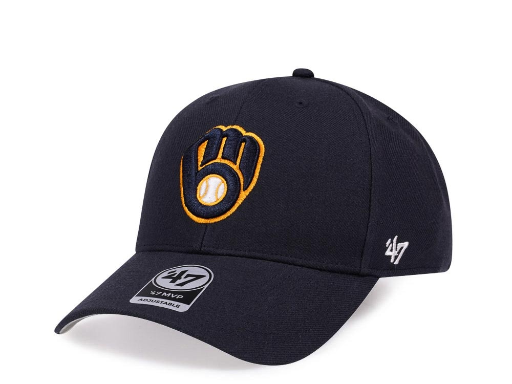 47Brand Milwaukee Brewers Classic Navy Strapback Casquette