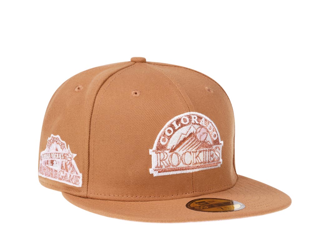 New Era Colorado Rockies All Star Game 1998 Sweet Gingerbread Edition 59Fifty Fitted Casquette